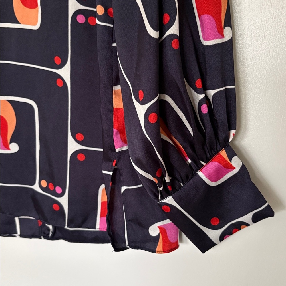 Zara Geometric Patterned Blouse - image 4